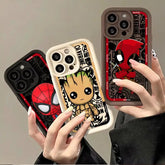 Marvel Groot & Deadpool iPhone Case